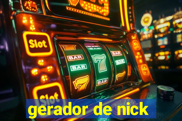 gerador de nick